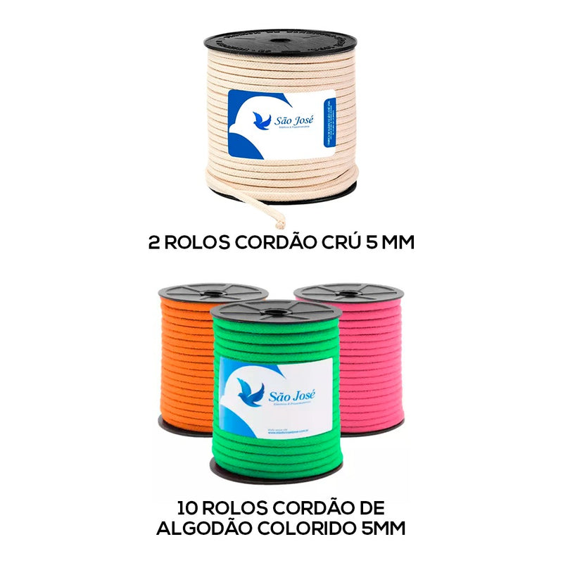 Kit Especial Cordão Colorido 5mm São José