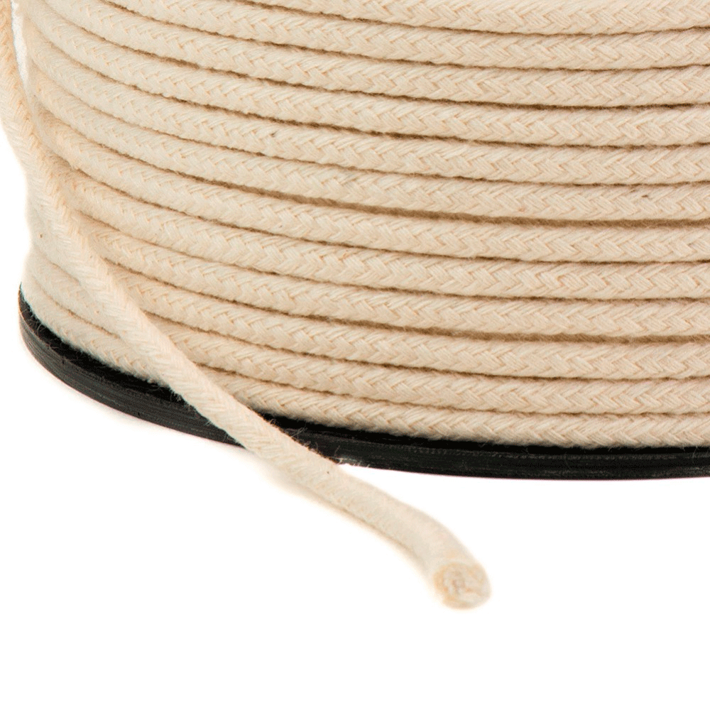 さ*e様 50s cottonwhipcord Cordinho de Algodão para Vivo 4mm | Wiler-K