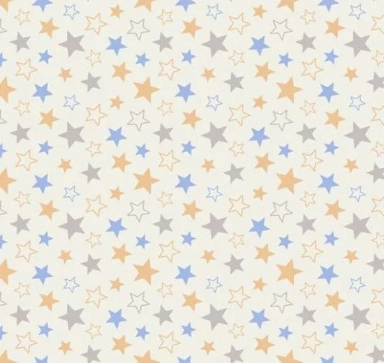 Tecido Caldeira Star cor 10 (Azul com Amarelo) 50x15
