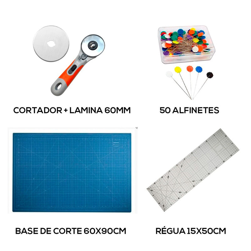 Kit Base 90x60 Azul