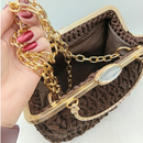 Alça de Bolsa Metal Corrente Grossa G 100cm