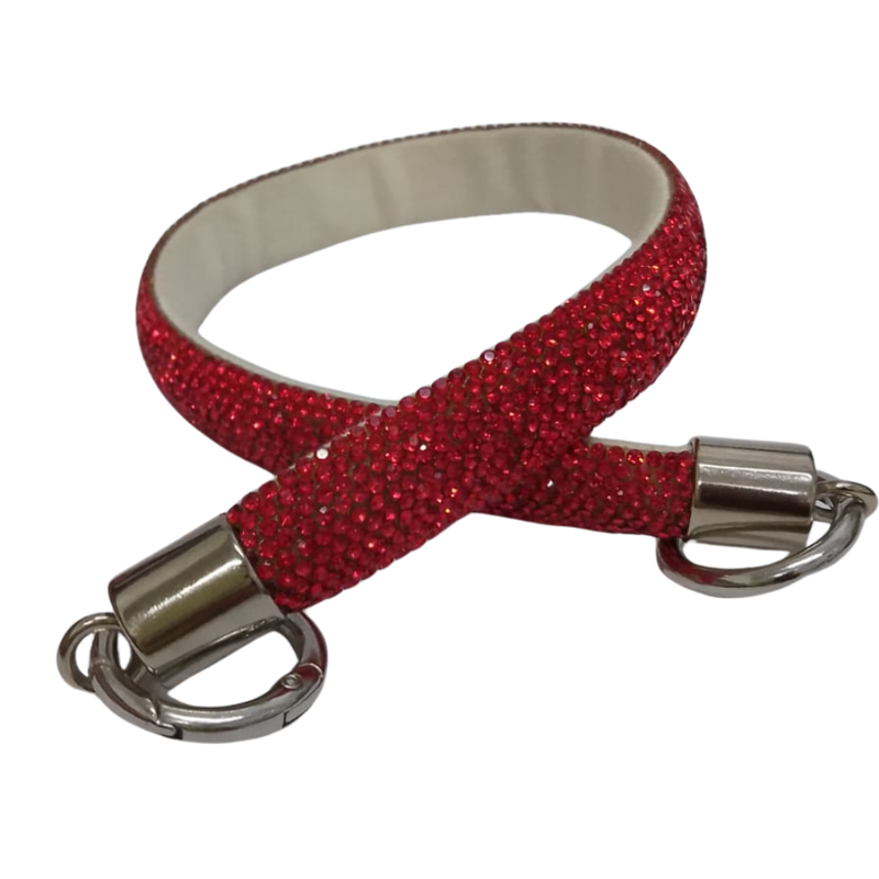 ALÇA PARA BOLSA DE MÃO STRASS