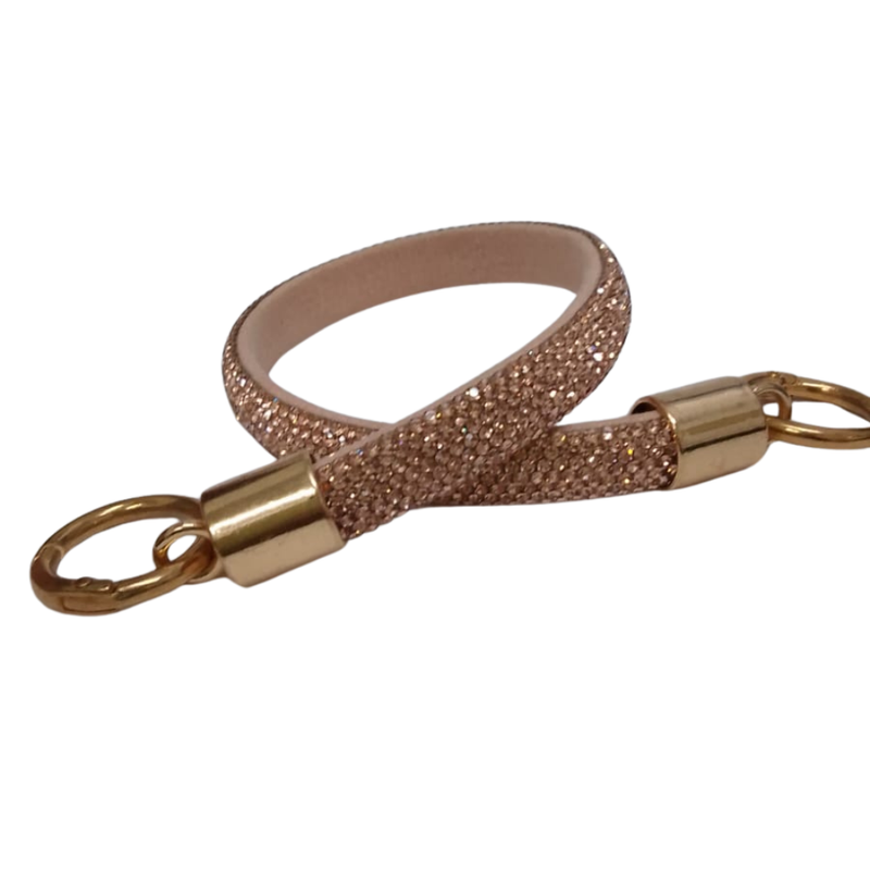 ALÇA PARA BOLSA DE MÃO STRASS