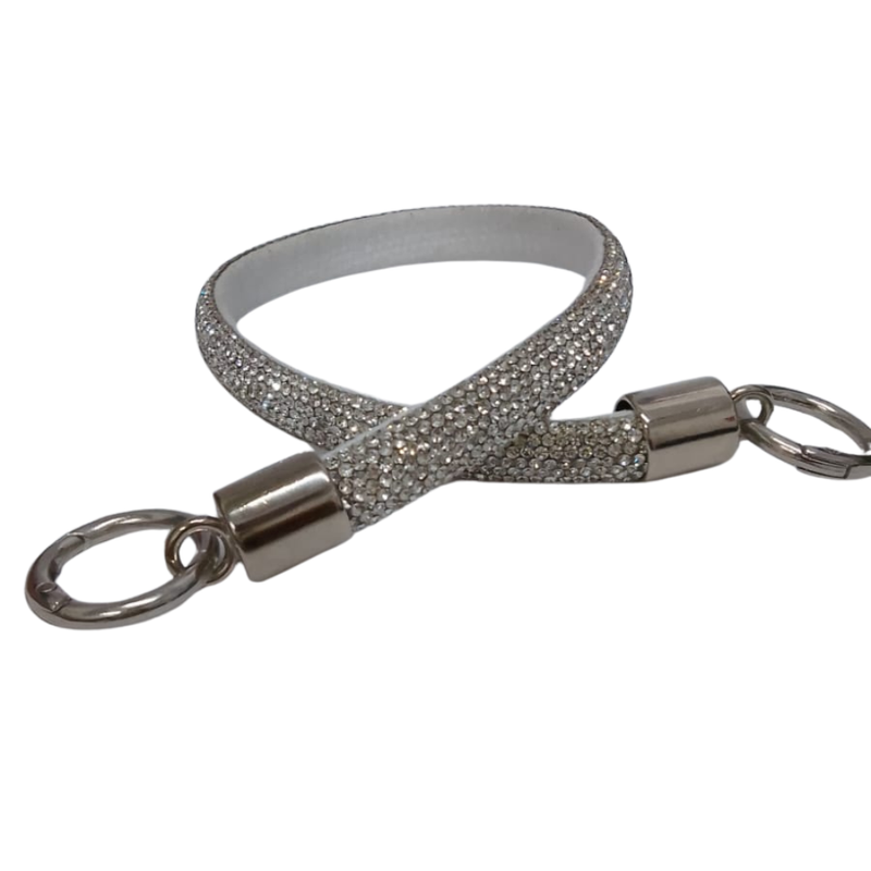 ALÇA PARA BOLSA DE MÃO STRASS