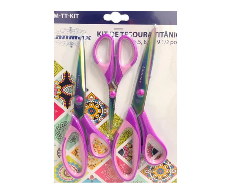 Kit Tesouras Premium Black III