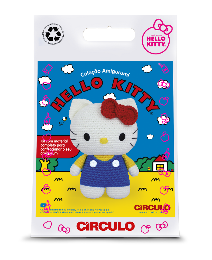 COLECAO AMIGURUMI HELLO KITTY
