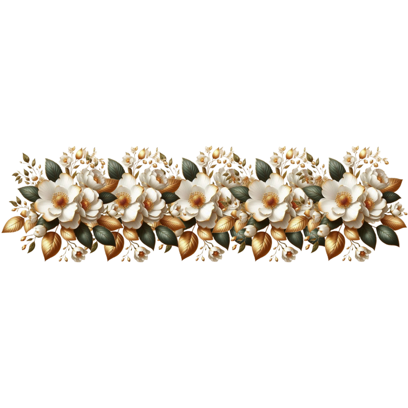Aplique Termocolante Faixa Natalina Divesas -Medida - 35cmx10cm
