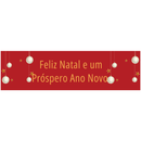 Aplique Termocolante Faixa Natalina Divesas - Medida - 29cm x 6cm