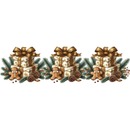 Aplique Termocolante Faixa Natalina Divesas -Medida - 35cmx10cm