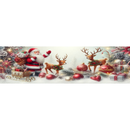 Aplique Termocolante Faixa Natalina Divesas -Medida - 35cmx10cm