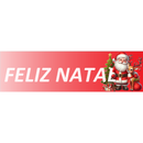 Aplique Termocolante Faixa Natalina Divesas -Medida - 35cmx10cm