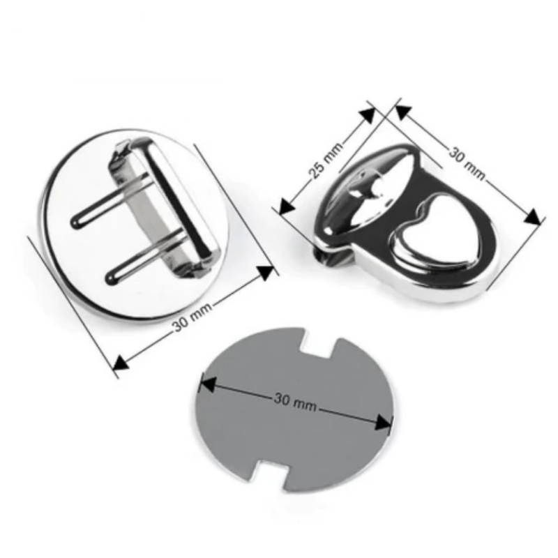 FECHO CORAÇÃO PARA BOLSA