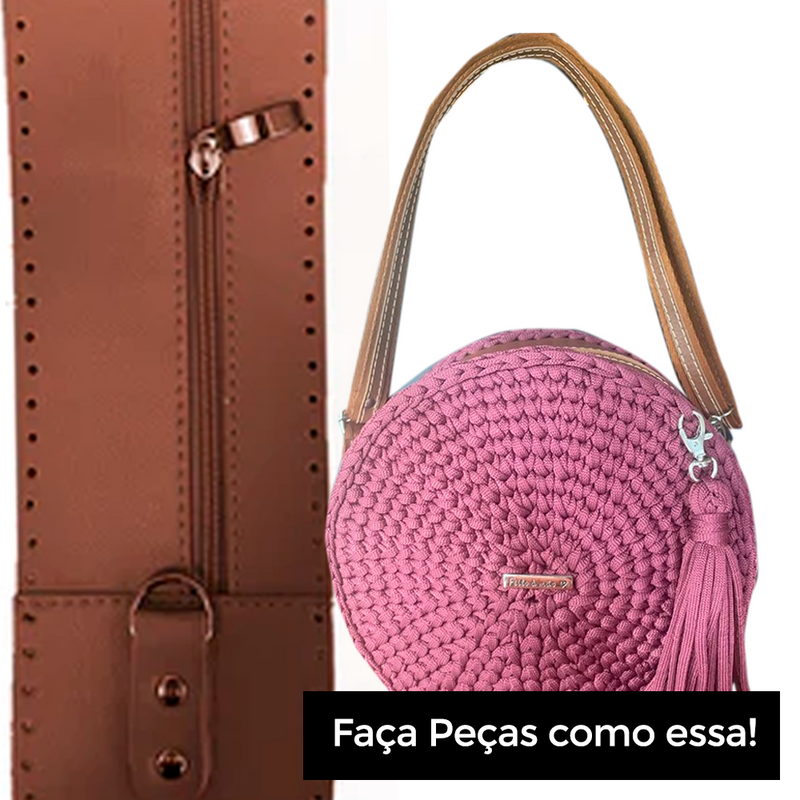 LATERAL BOLSA REDONDA CROCHE