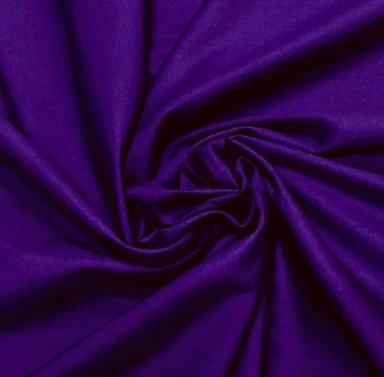 Tecido Tricoline Silky Lisa Caldeira - 50x150 Cor:  Roxo Escuro