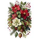 Aplique Termocolante Faixa Natalina Divesas -Med 10 x 11cm