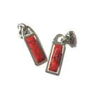 Cursores 2 uni - Mármore Vermelho - Niquelado