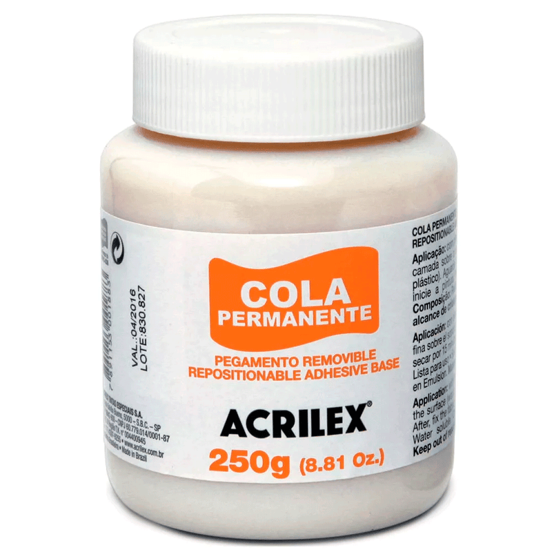 Cola Permanente - Acrilex - AfricanArtesanato