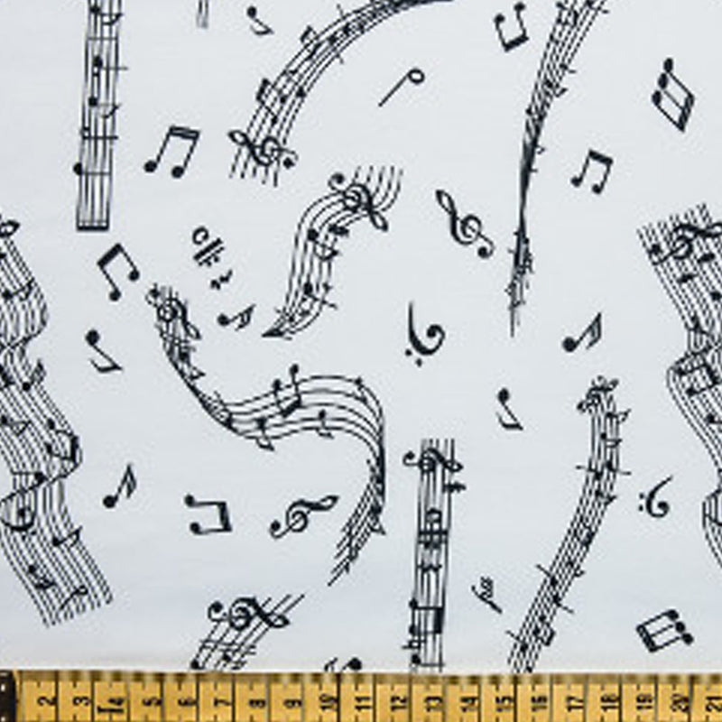 Tecido Fernando Maluhy Notas Musicais - 50x150