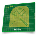 Gabarito 3 em 1 Canto mitrado, Caixa de Leite e Curvas Ref: 26426 -Kriativa