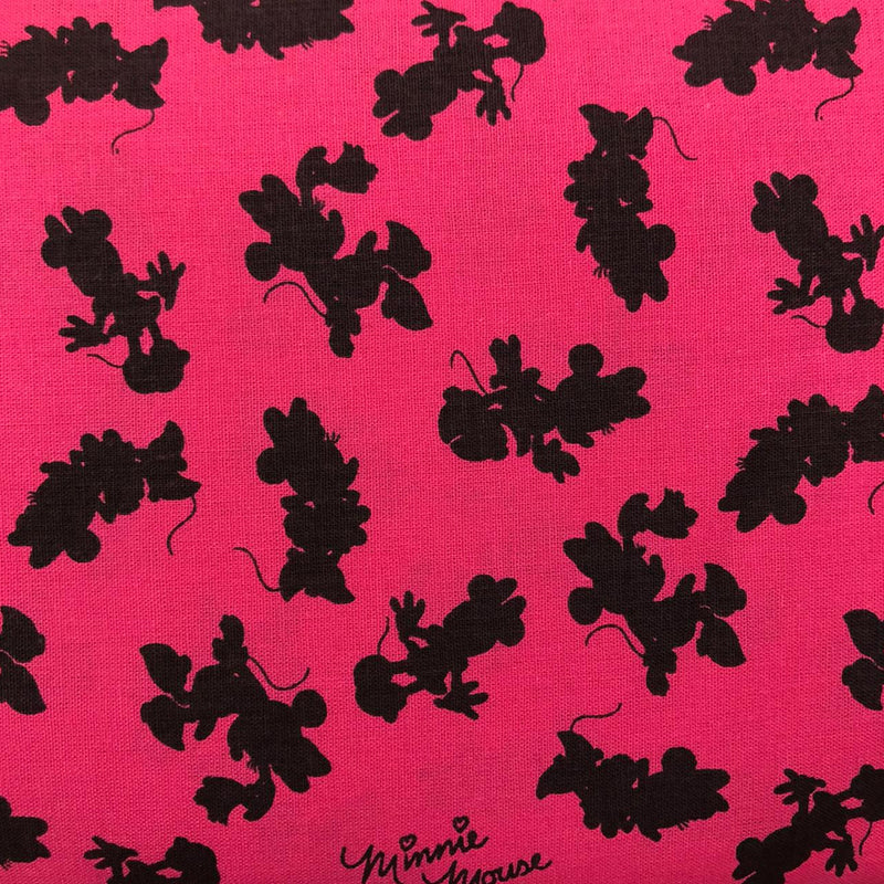 Tecido Fernando Maluhy Minnie Mouse 50x150 - Fundo Rosa