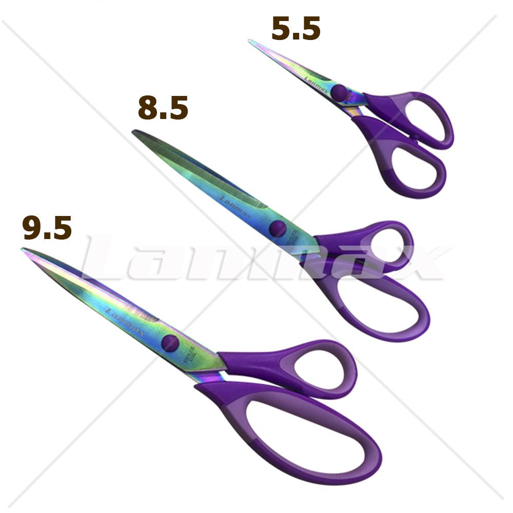 Kit de Tesoura Titânio 5,5 8,5 e 9 1/2 Pol | AfricanArtesanato