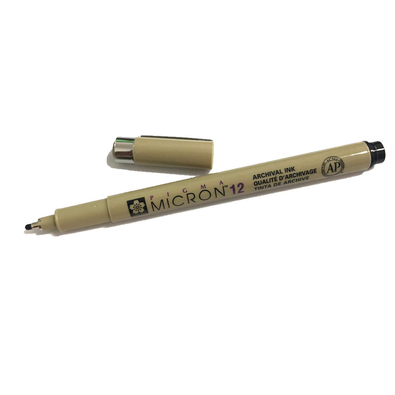 Caneta Pigma Micron Sakura Tam: 12 - Preto