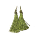 Pingente Tassel 2 Unidades - Verde Pistache
