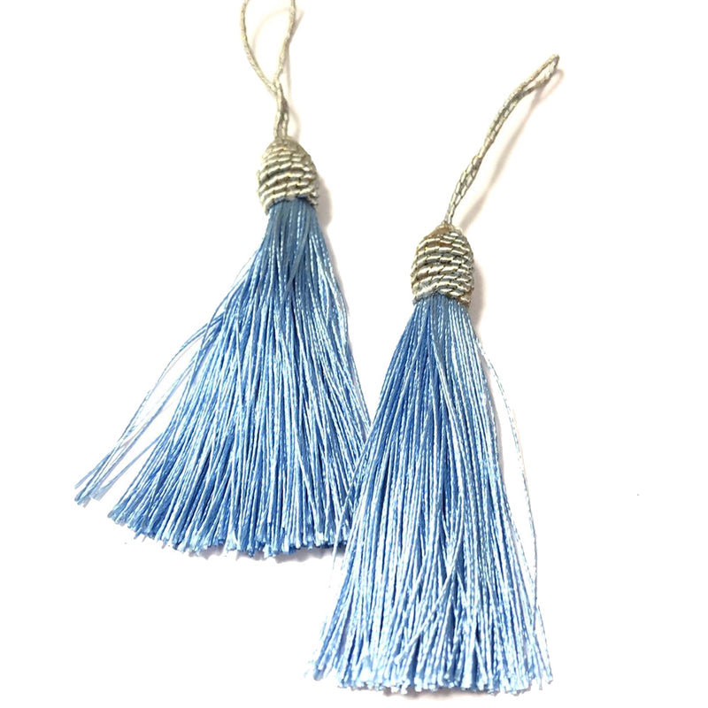 Pingente Tassel 2 Unidades - Azul