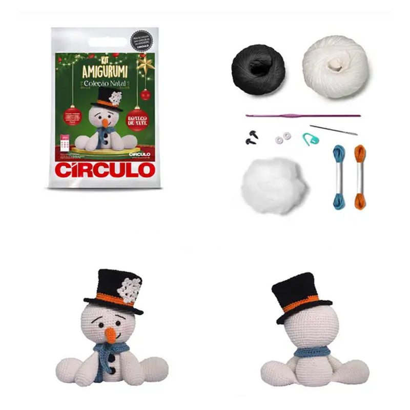 Kit Amigurumi Natal - Círculo - AfricanArtesanato