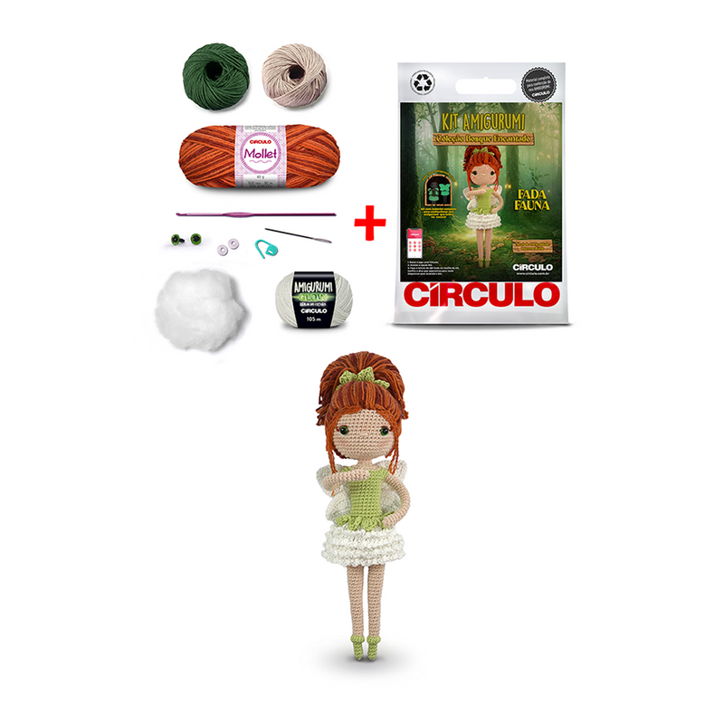 KIT AMIGURUMI  COLEÇÃO BOSQUE ENCANTADO