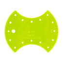 Gabarito para Patchwork Apple Core 9 cm - Kriativa Ref: 26075