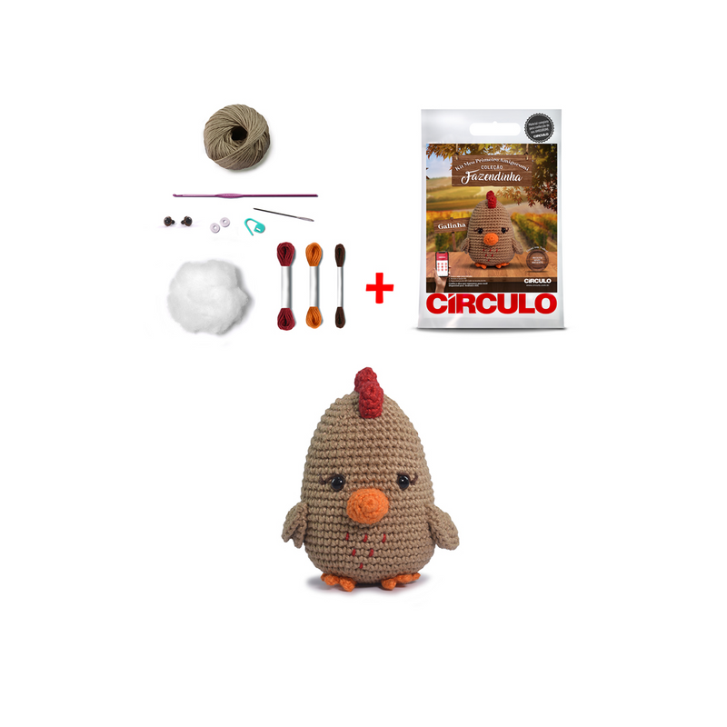 KIT AMIGURUMI  COLEÇÃO FAZENDINHA