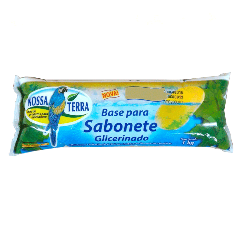 Glicerina Transparente 1kg - Nossa Terra