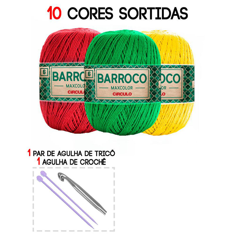 Kit Barroco MaxColor 200gr + Acessórios