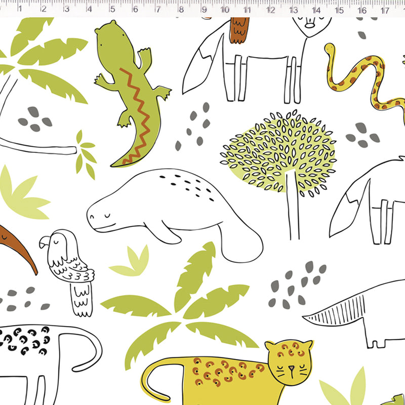 Tecido Fernando Maluhy 50x150 - Animais