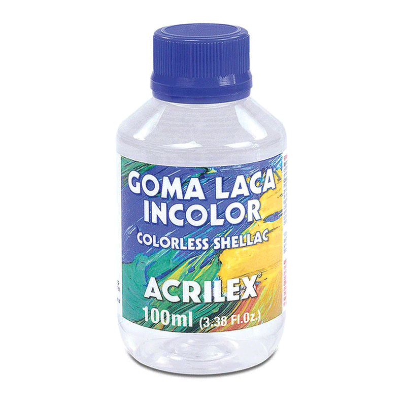 Goma Laca Incolor - Acrilex - AfricanArtesanato
