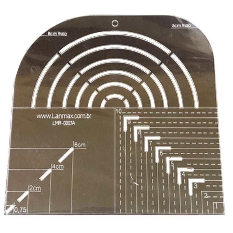 Regua Multipla Lanmax - Canto Mitrado, Caixa de Leite e Circular
