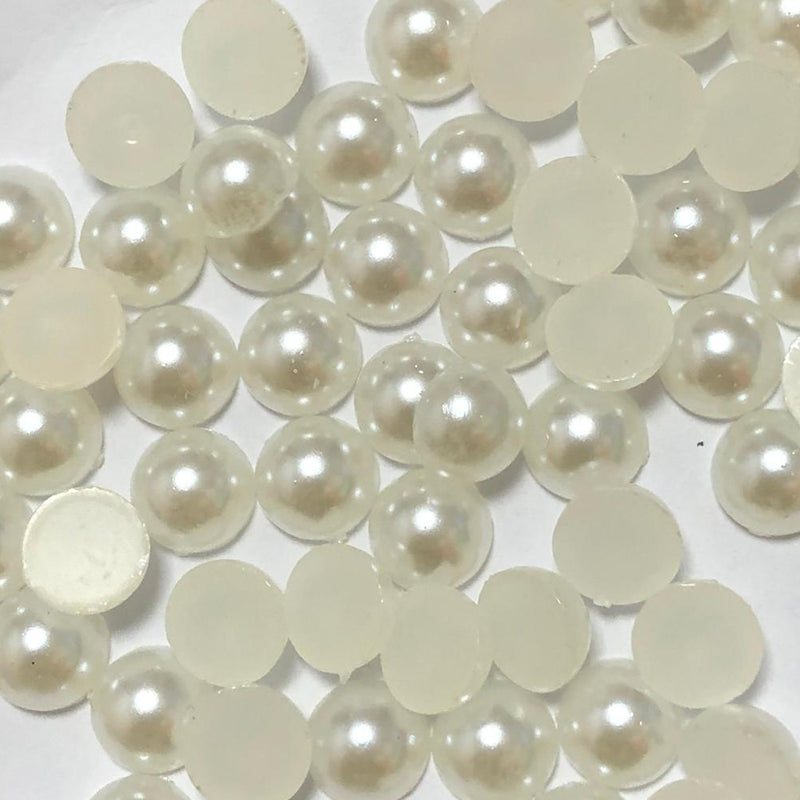 Meia Pérola 20g Tam: 8mm - Cor: Cristal