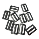 Pacotinho com 10 Reguladores de Plástico Preto - 3mm