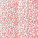 Pérola inteira com furo 06mm em ABS 20g Rosa Claro