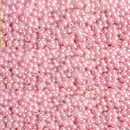 Pérola inteira com furo 06mm em ABS 20g Rosa