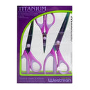 kit 3 Tesouras Titanium para Costura Cabo Soft - Westman