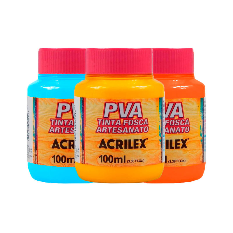 Tinta PVA Fosca para Artesanato 100 ml - Acrilex