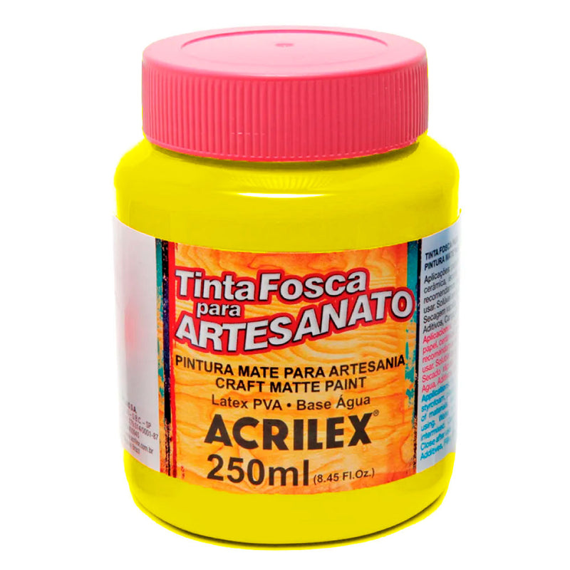 Tinta PVA Fosca para Artesanato 250ml - Acrilex