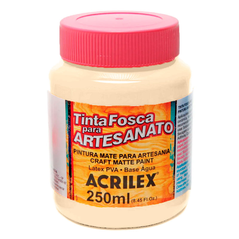 Tinta PVA Fosca para Artesanato 250ml - Acrilex