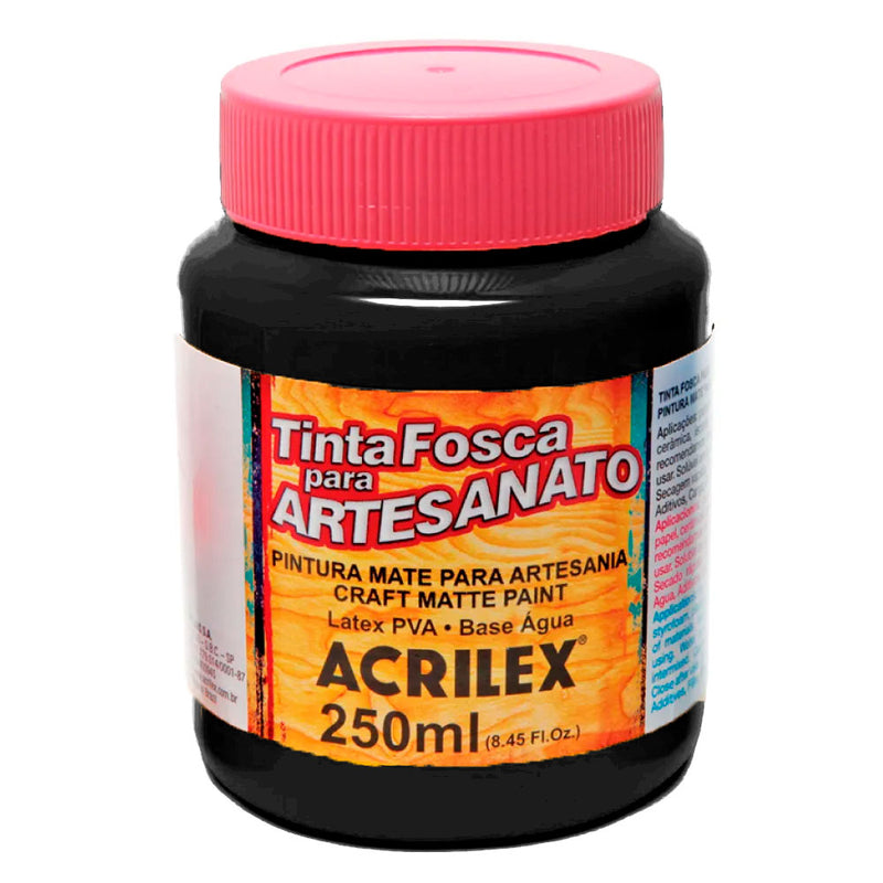 Tinta PVA Fosca para Artesanato 250ml - Acrilex