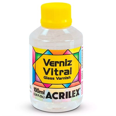 Verniz Vitral Incolor 100ml - Acrilex